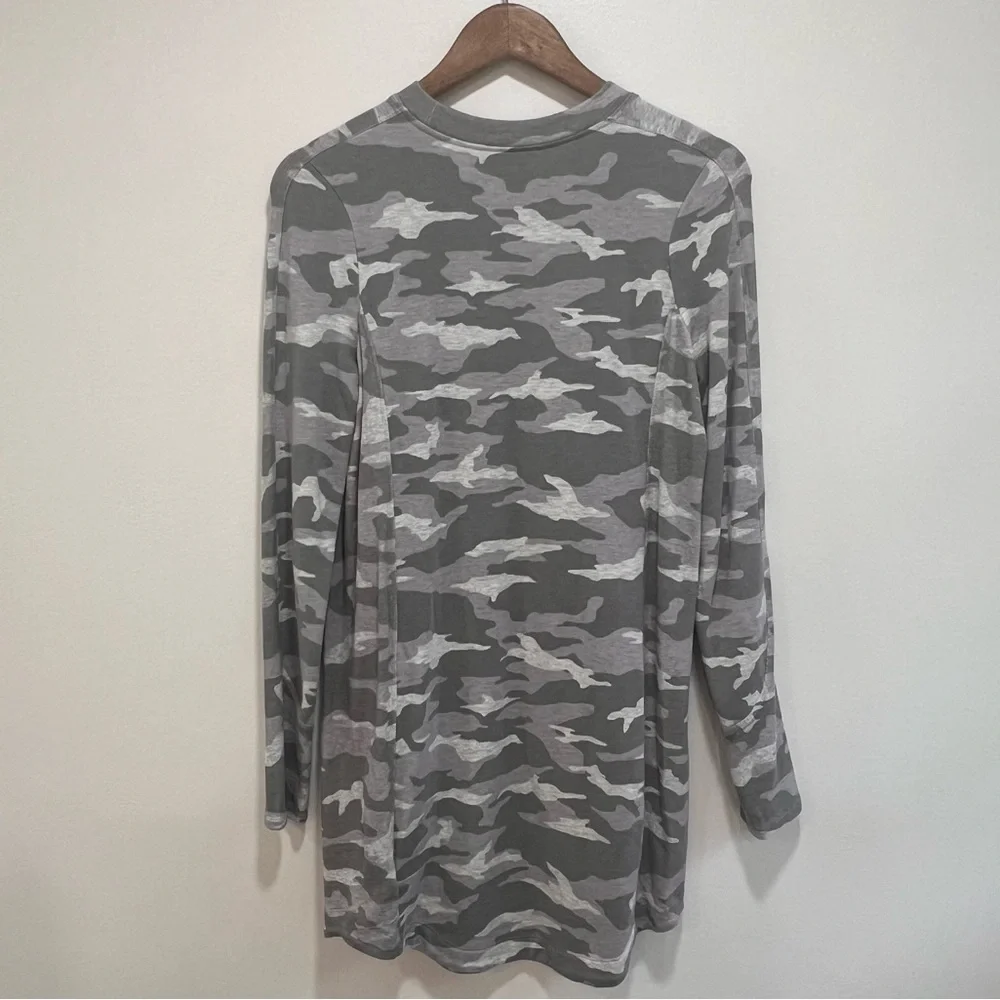 Athleta Balance Camo Luxe Sweatshirt Dress Athleisure Travel Long Sleeve, XS - Picture 7 of 11